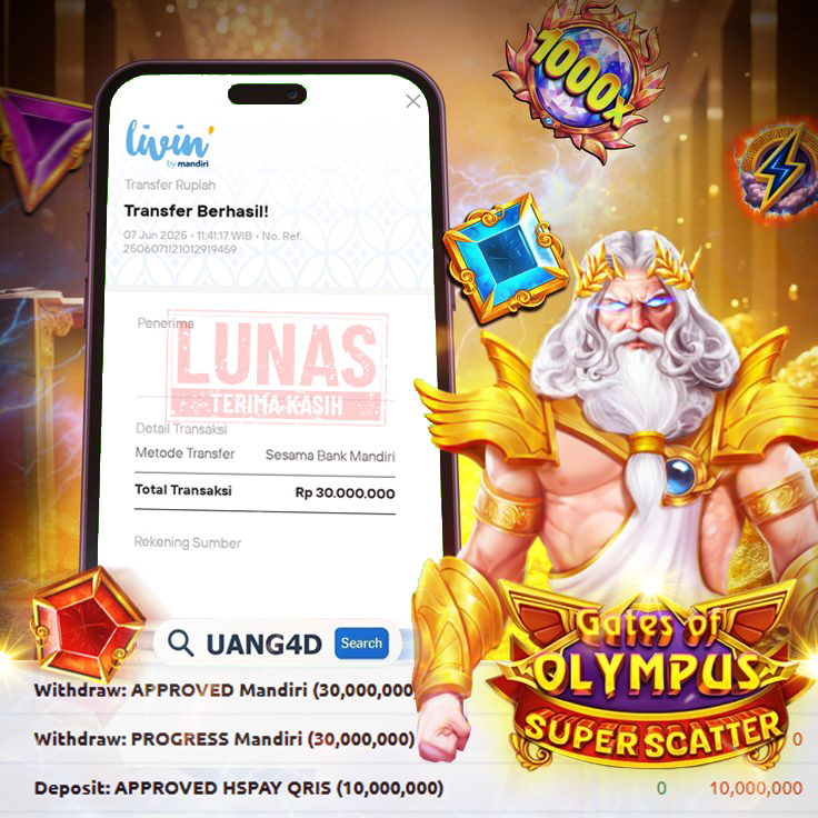 JACKPOT SLOT Gates of Olympus Super Scatter